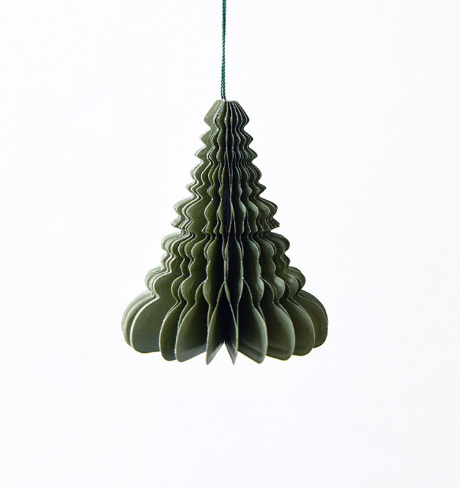 Christmas Paper Tree Ornaments
