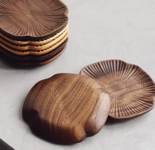 Black Walnut Flower Coaster
