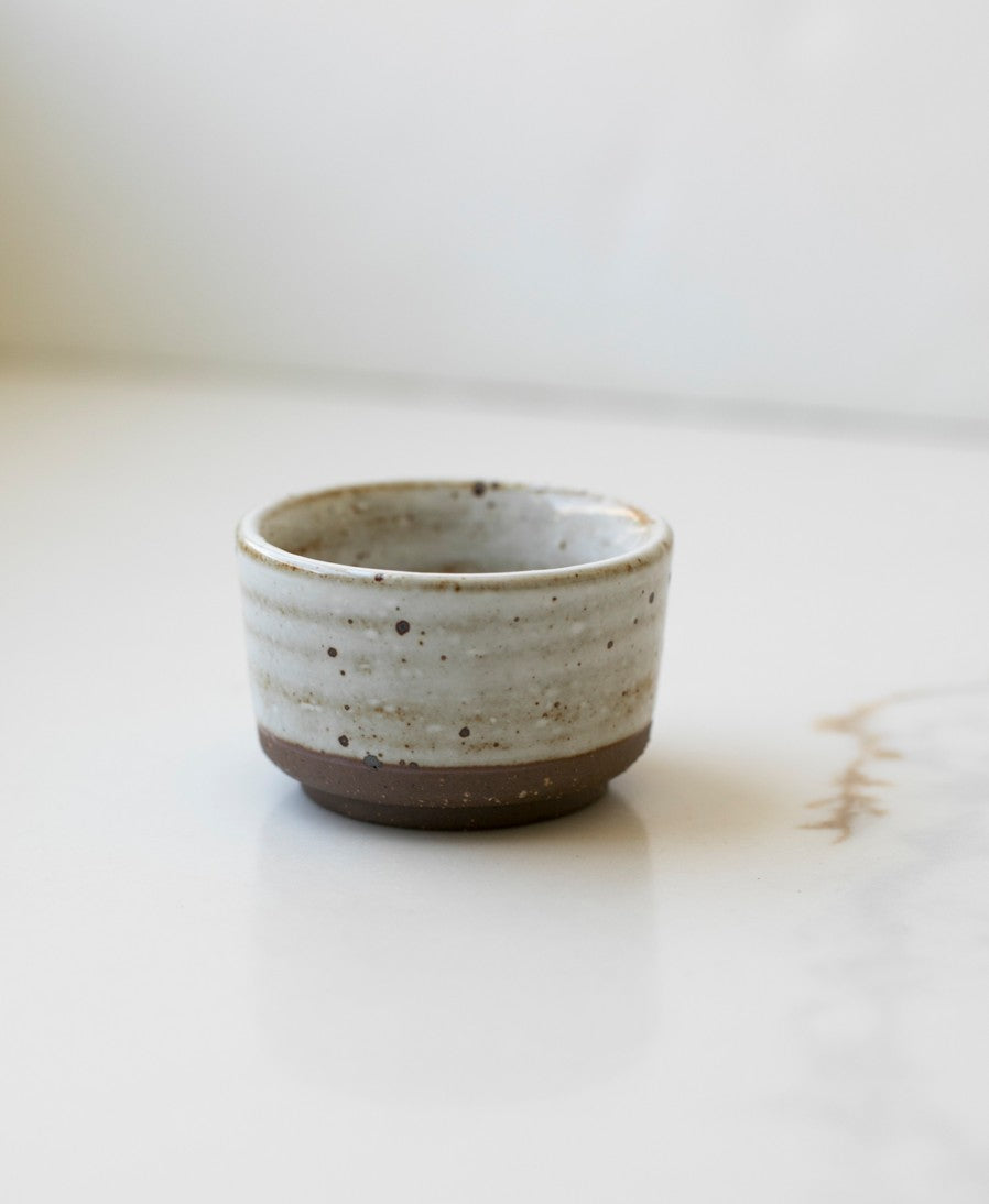 White Speckled Dip Bowl