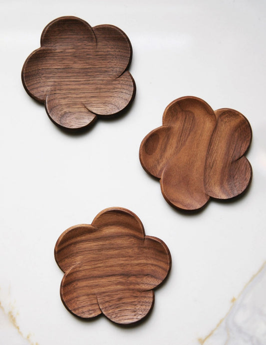 Black Walnut Plum Coaster