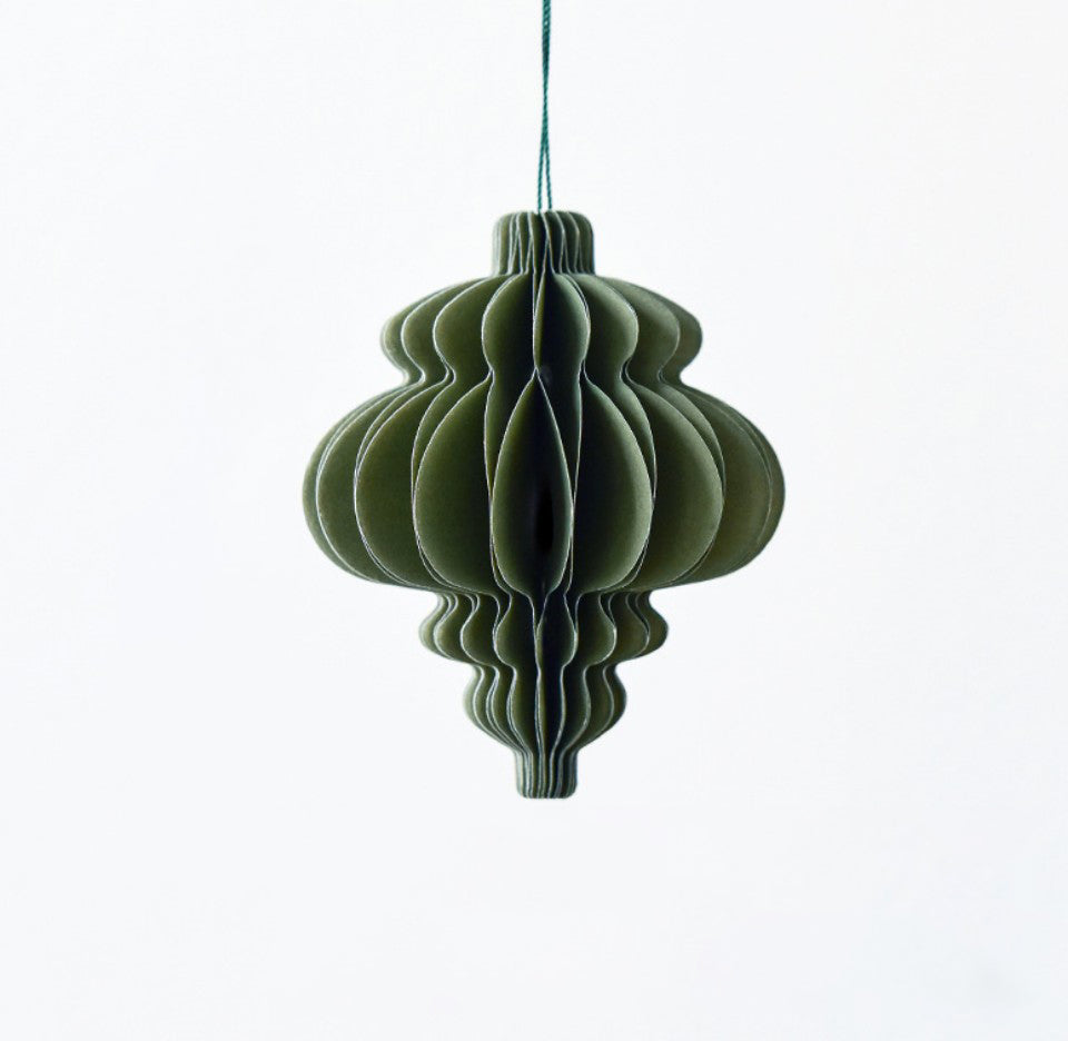 Christmas Paper Tree Ornaments