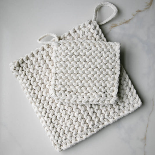 Cotton Crocheted Pot Holder