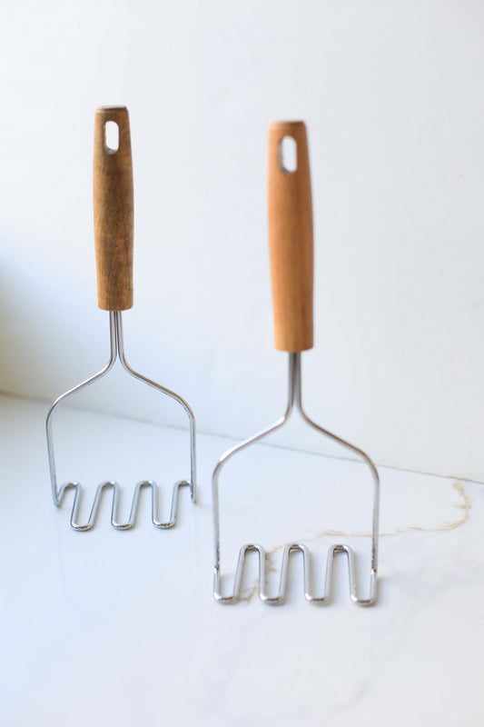 Potato Masher Wooden Handle