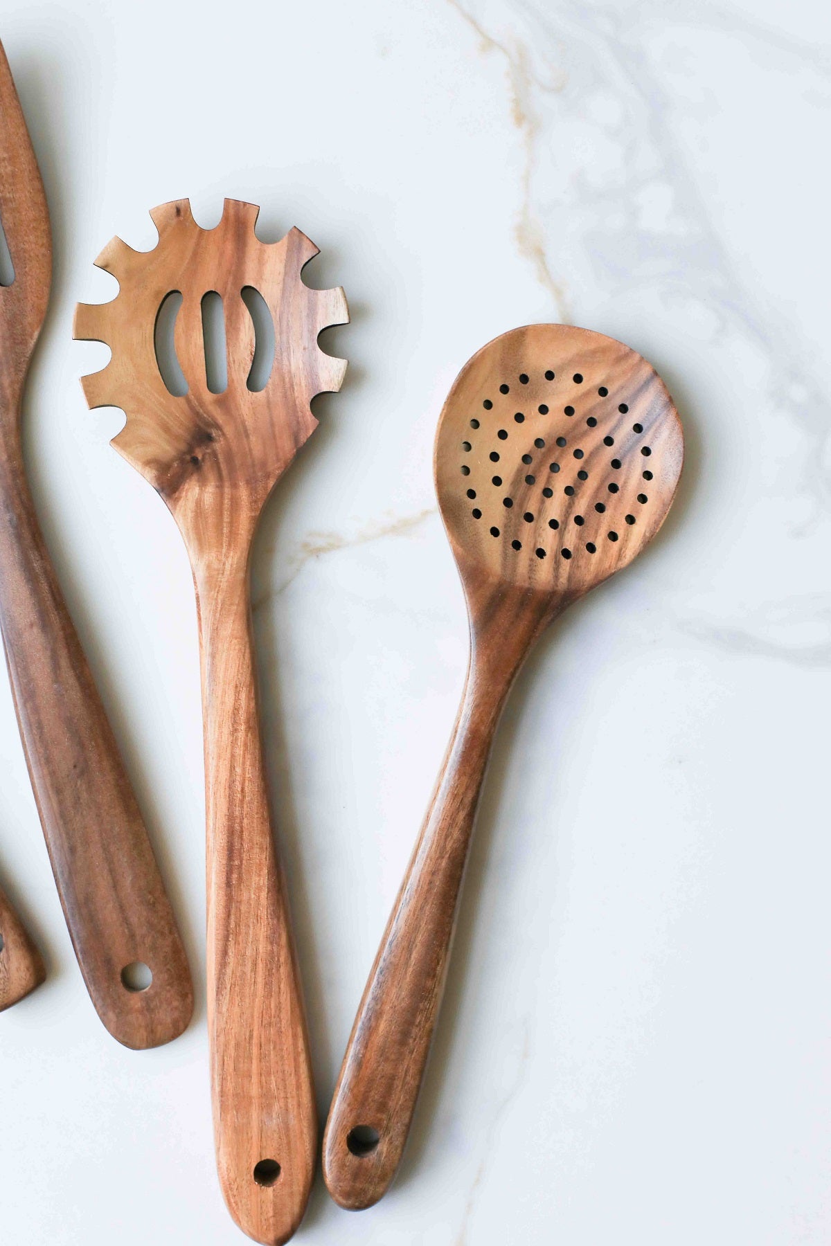 Teak Wood Long Handle Spoon