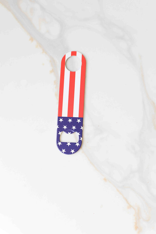 American Flag Starts and Stripes Bar Key