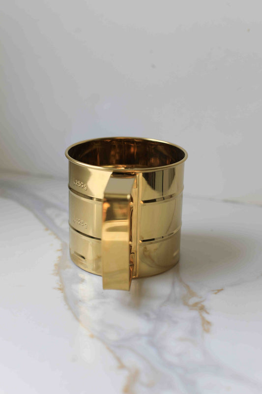 Gold Stainless Steel Flour Sifter
