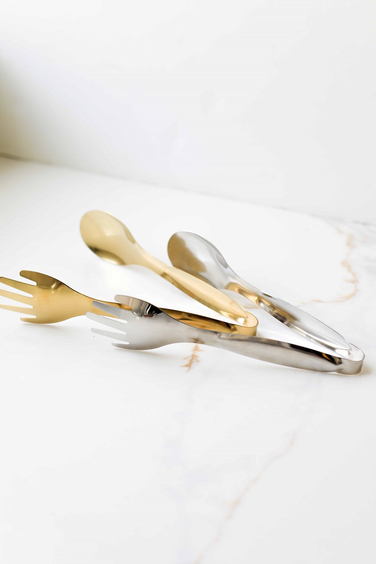 Lightweight Stainless Steel Food Tongs