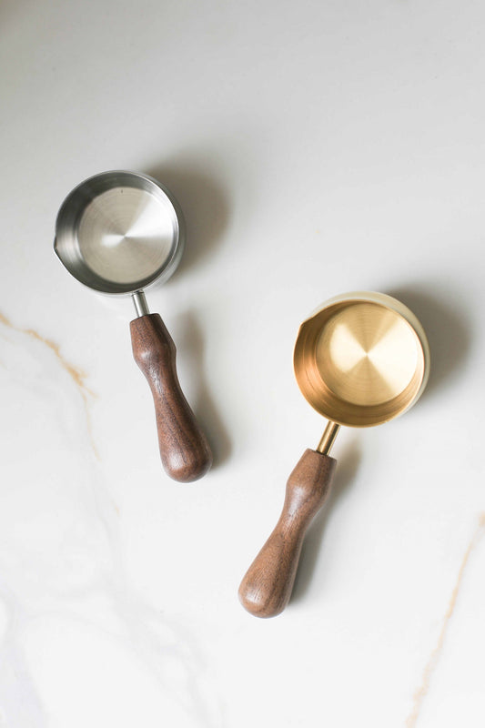 Wooden Handle Coffee Measuring Scoop