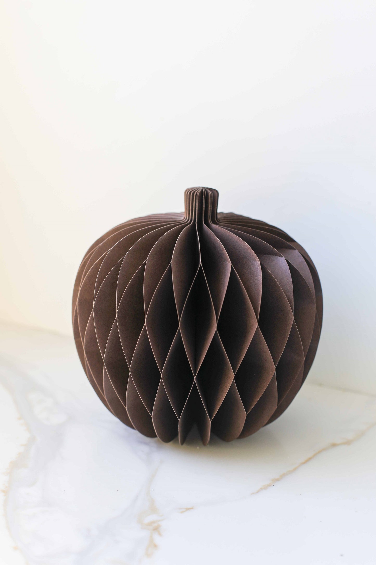 Honeycomb Paper Pumpkins – Halloween & Fall Decoration
