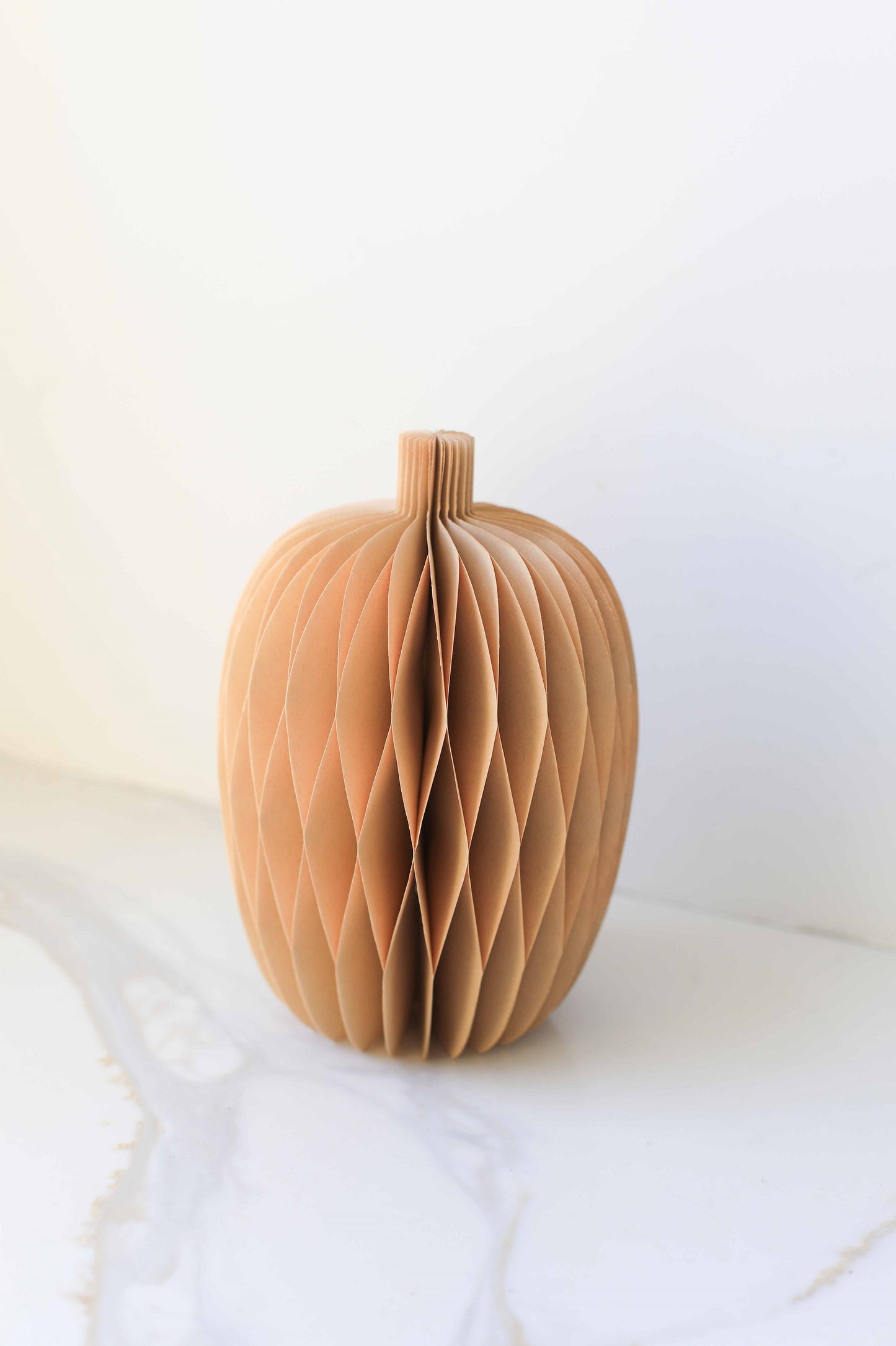 Honeycomb Paper Pumpkins – Halloween & Fall Decoration