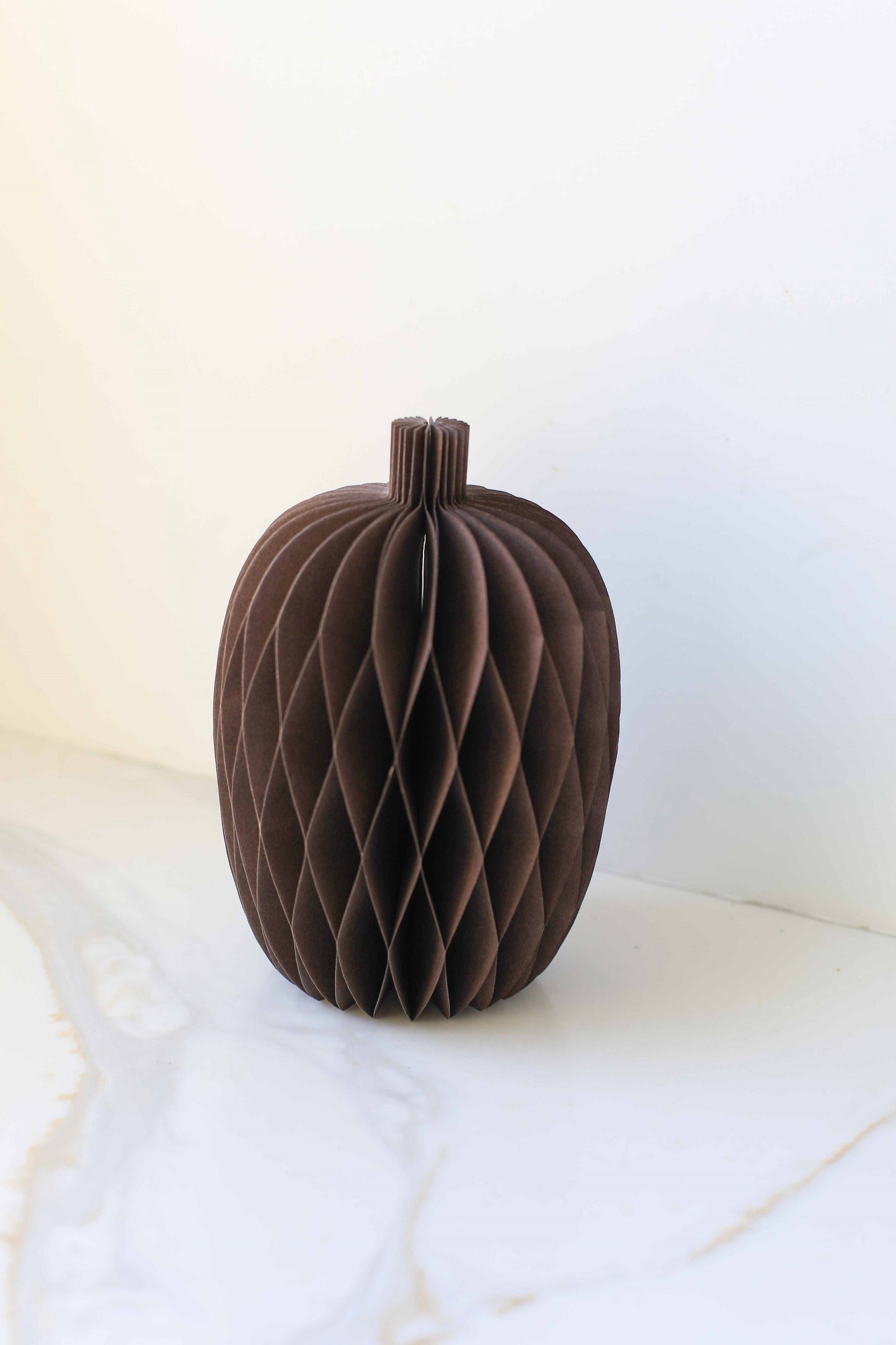 Honeycomb Paper Pumpkins – Halloween & Fall Decoration