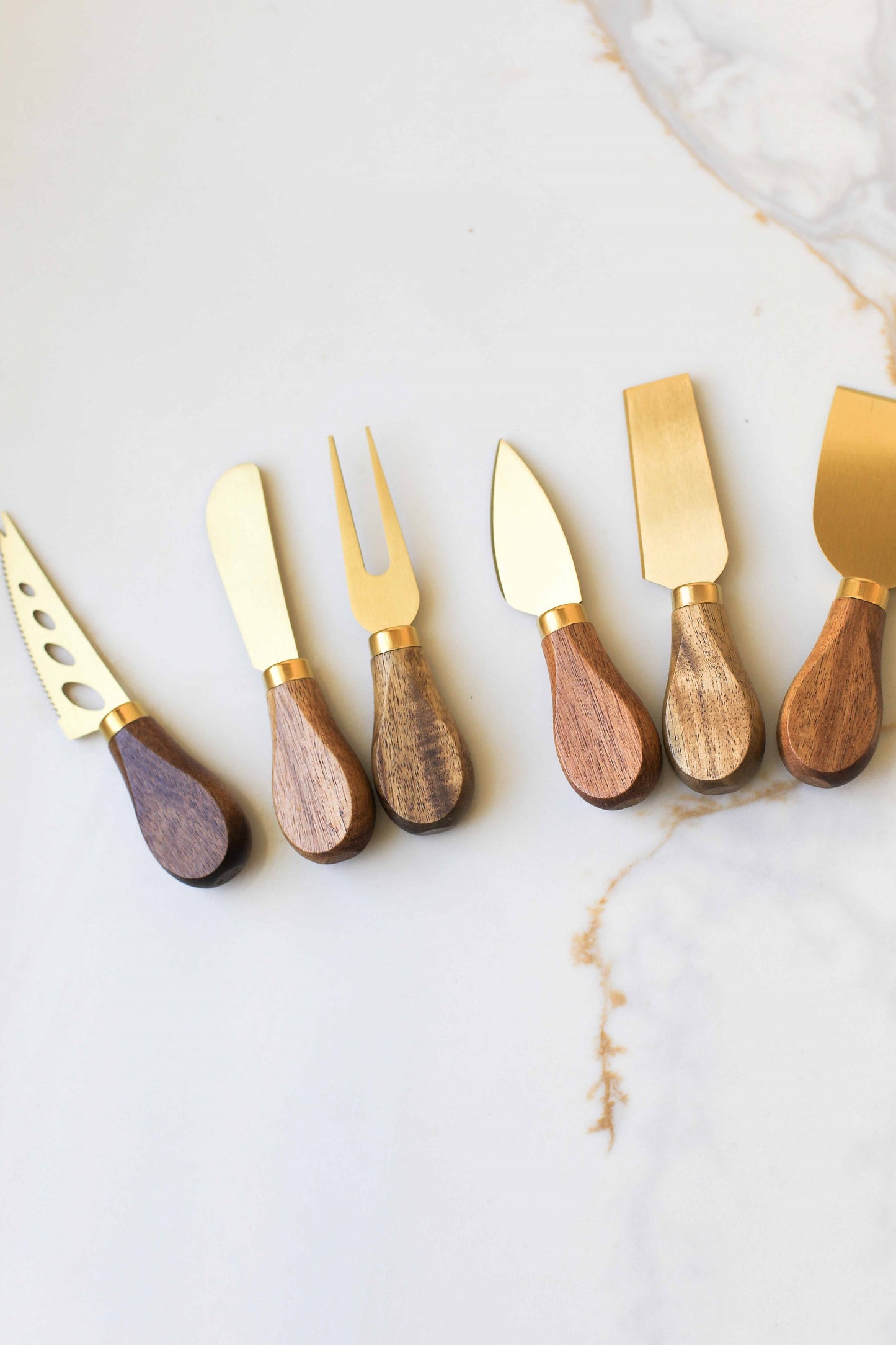 6Pcs Stainless Steel Cheese Knife Set
