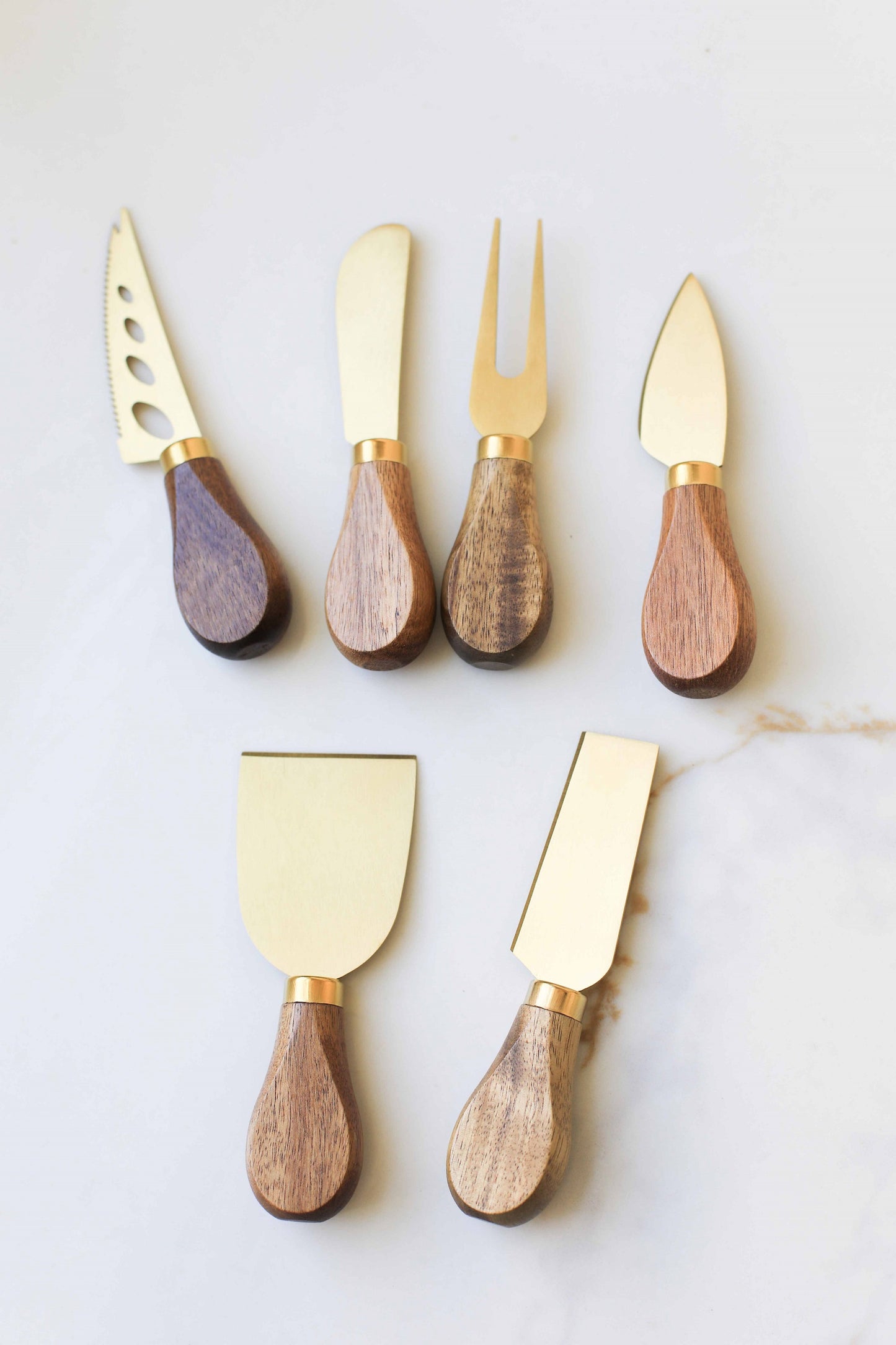 6Pcs Stainless Steel Cheese Knife Set