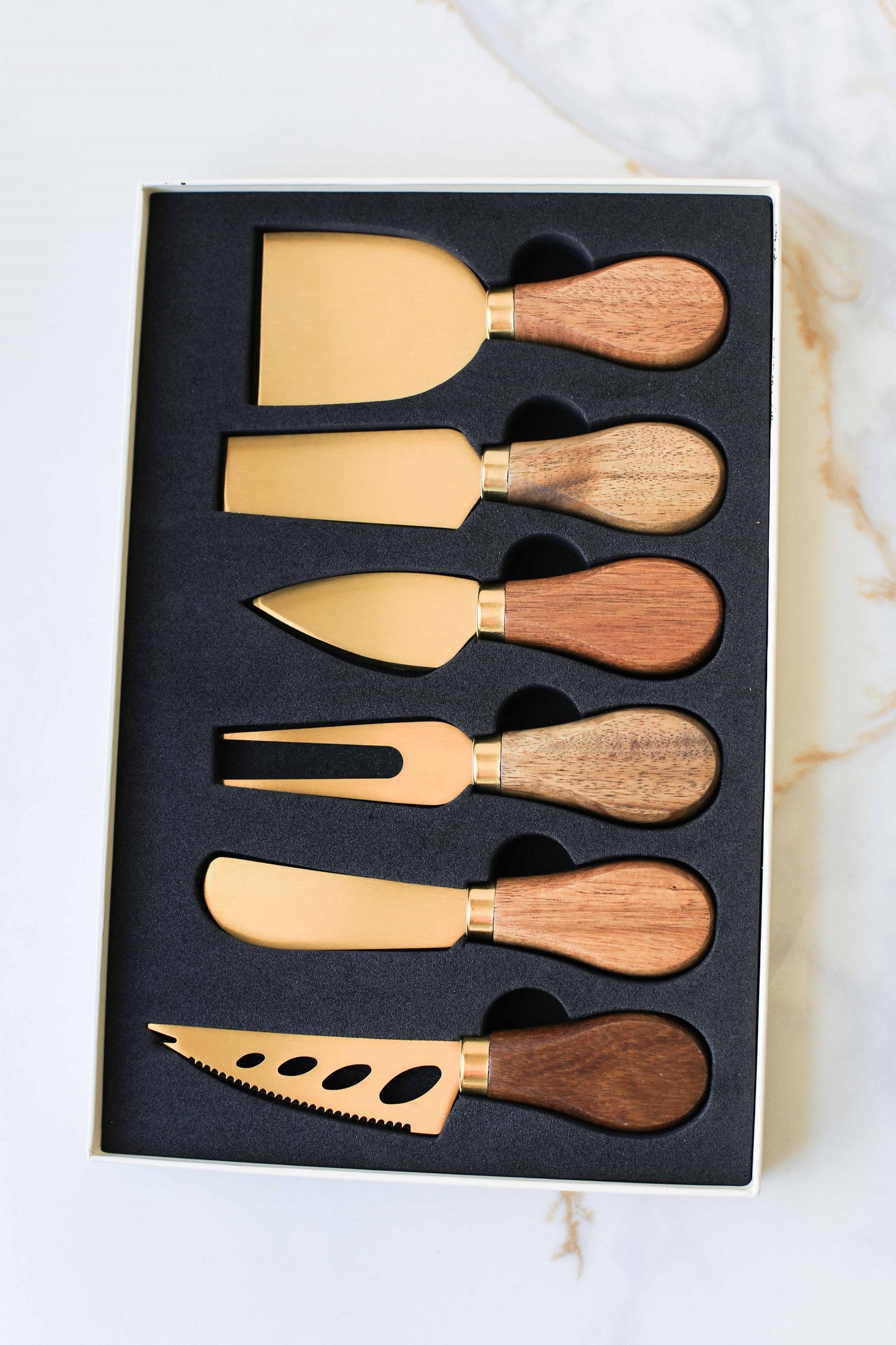 6Pcs Stainless Steel Cheese Knife Set