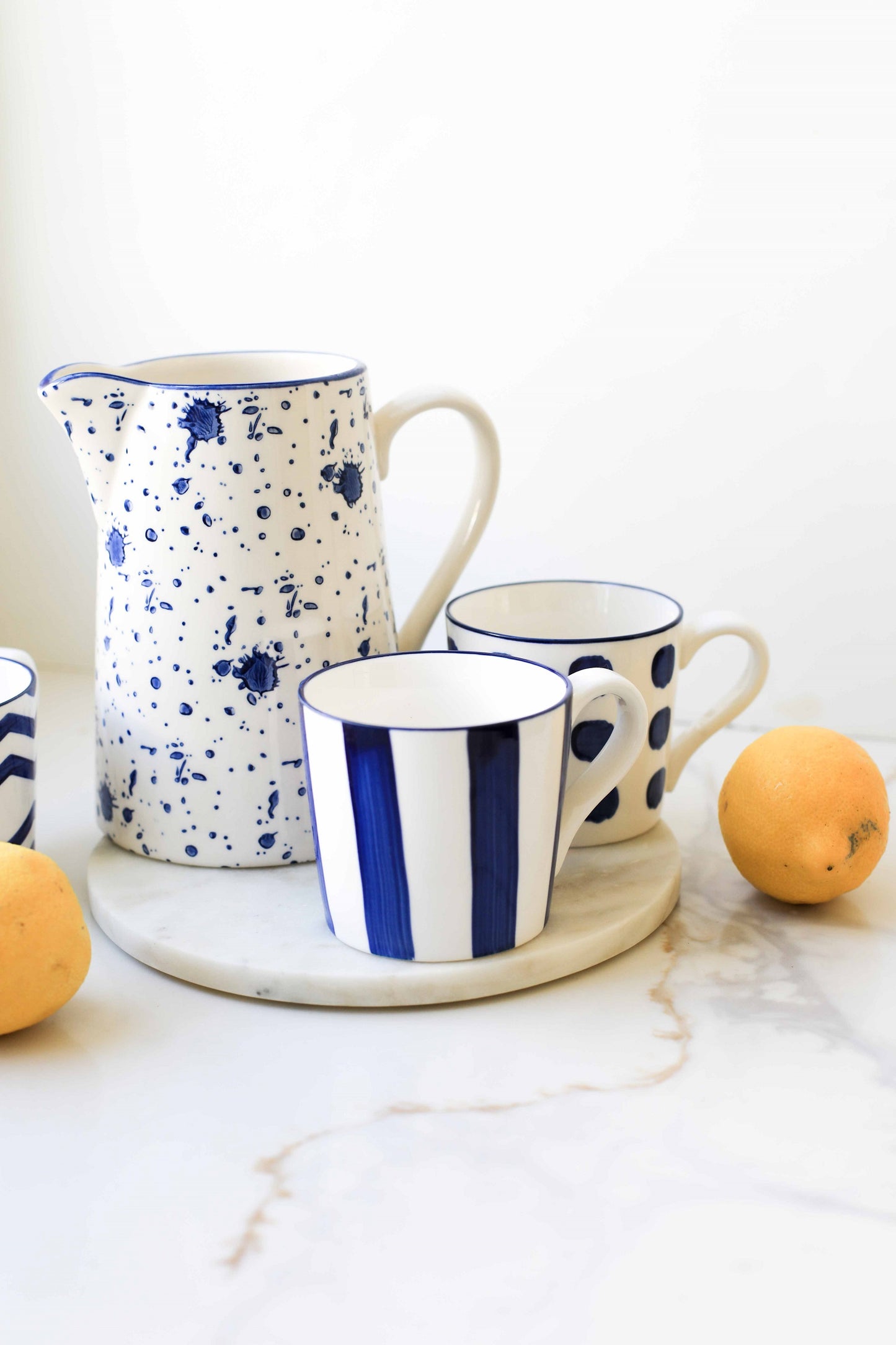 Blue Coastal Pitcher