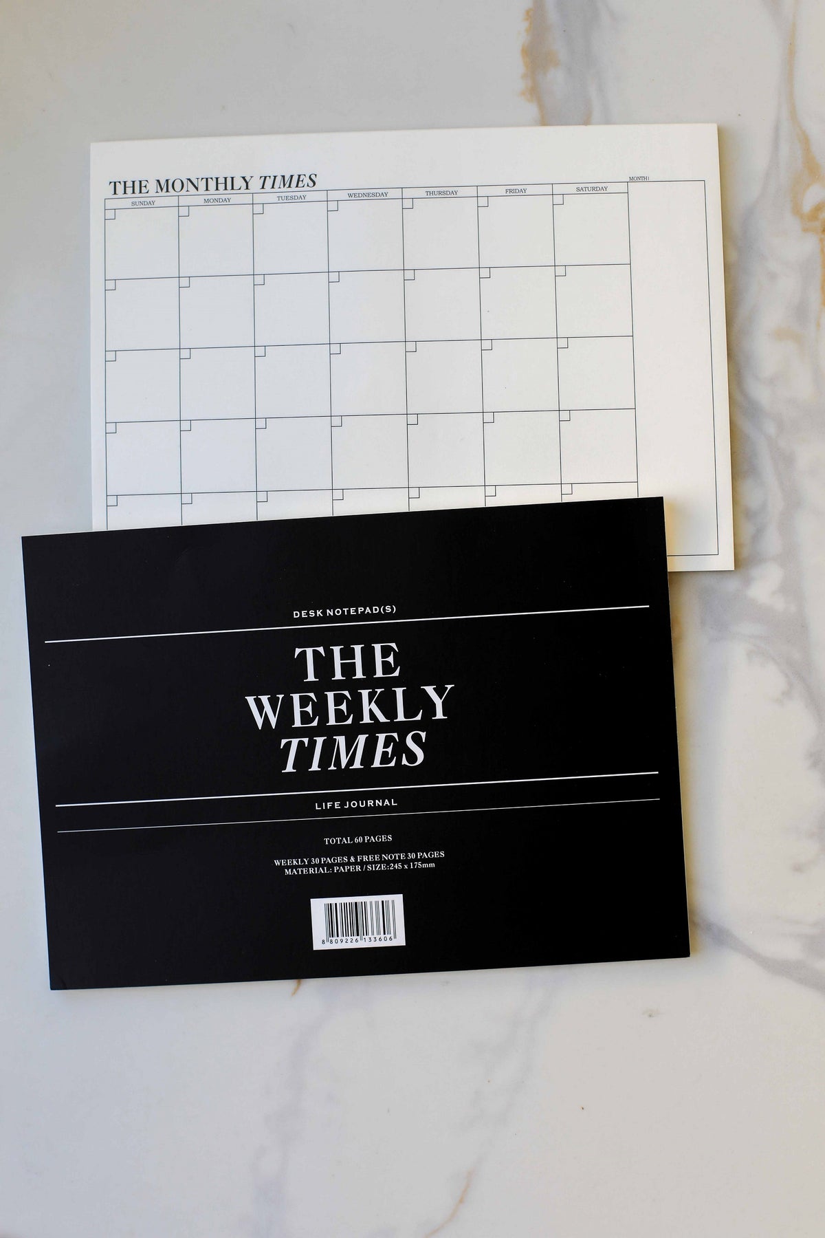 Weekly & Monthly Planner Notepad