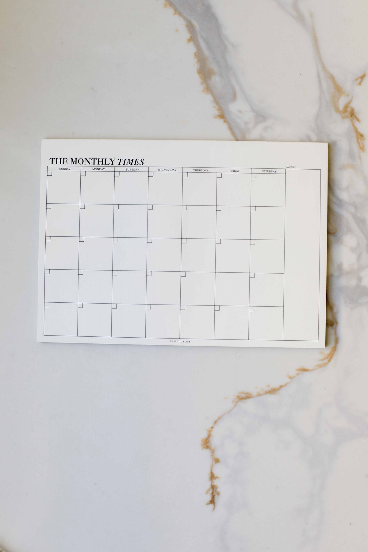Weekly & Monthly Planner Notepad