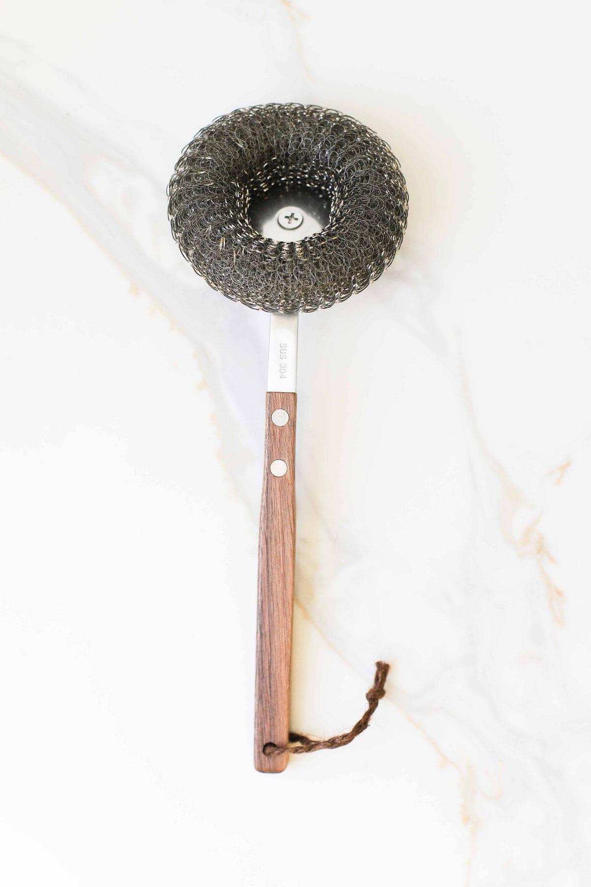 Long Wooden Handle Pot Brush