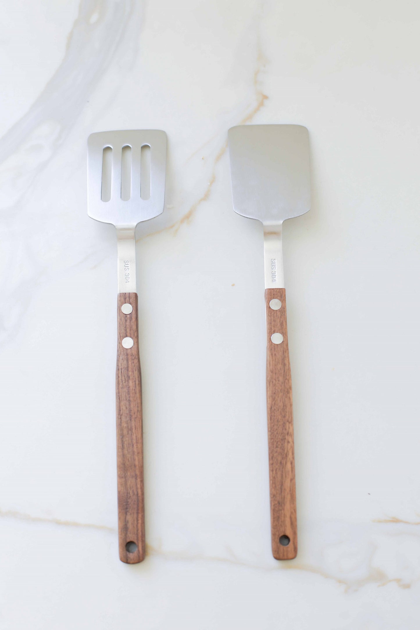 Medium Long Wooden Handle Spatula