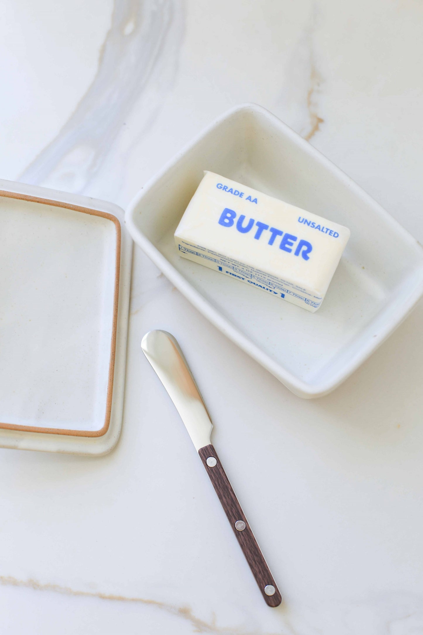 Stainless Steel Butter Spreader with Wood Handle