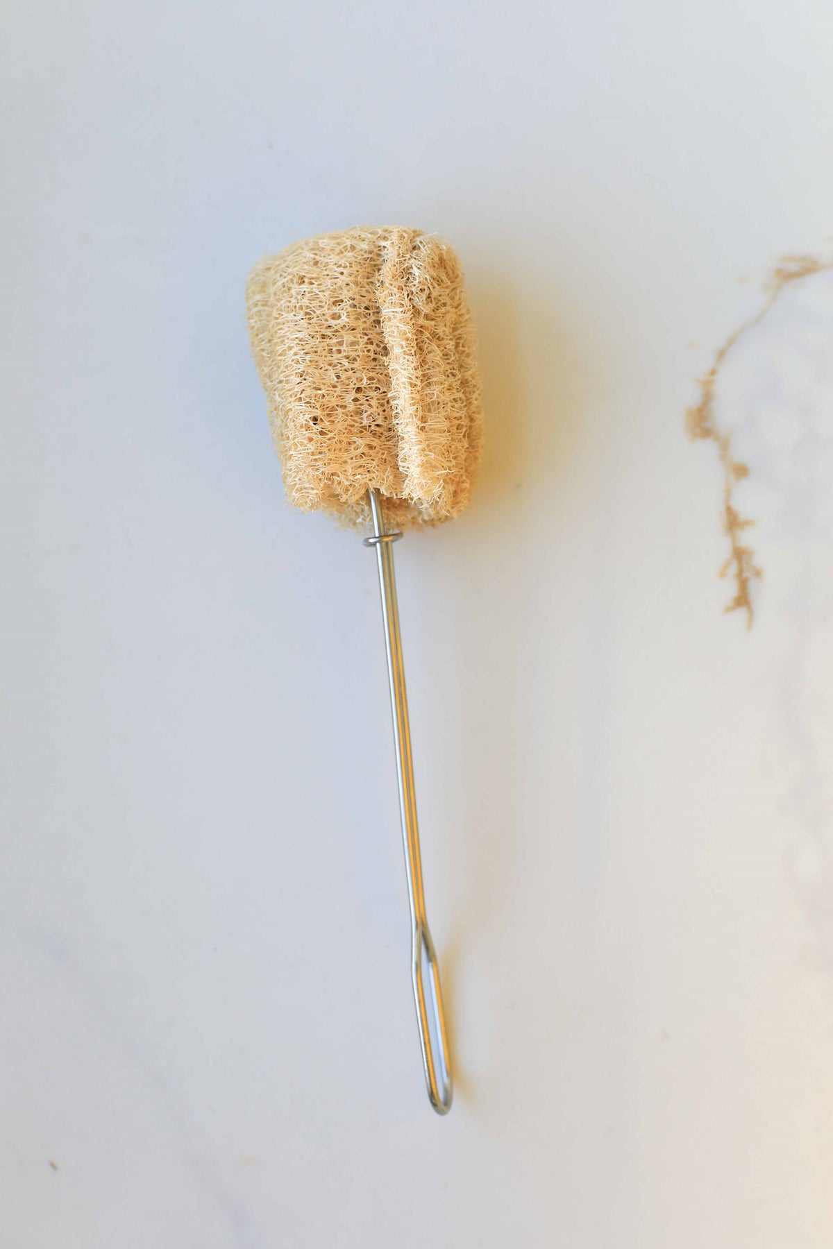 Natural Loofah Cup Brush