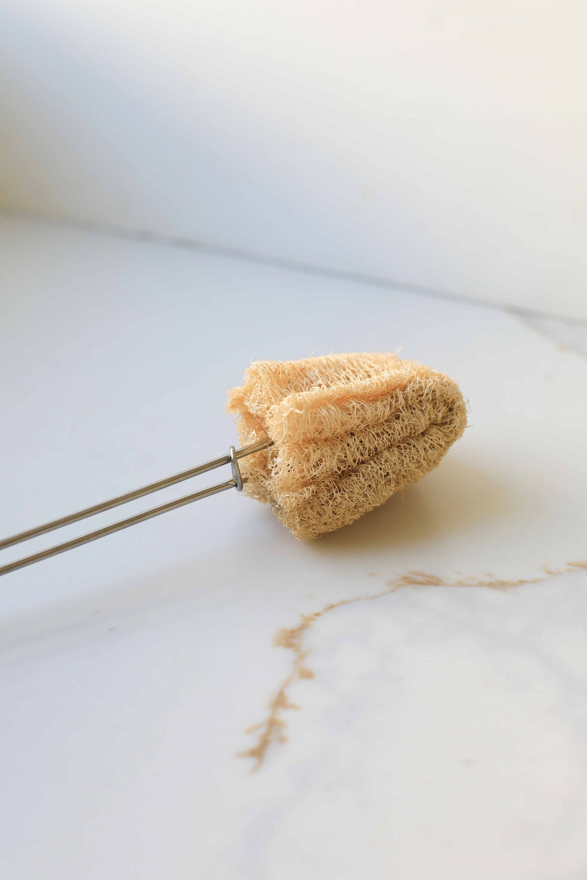 Natural Loofah Cup Brush