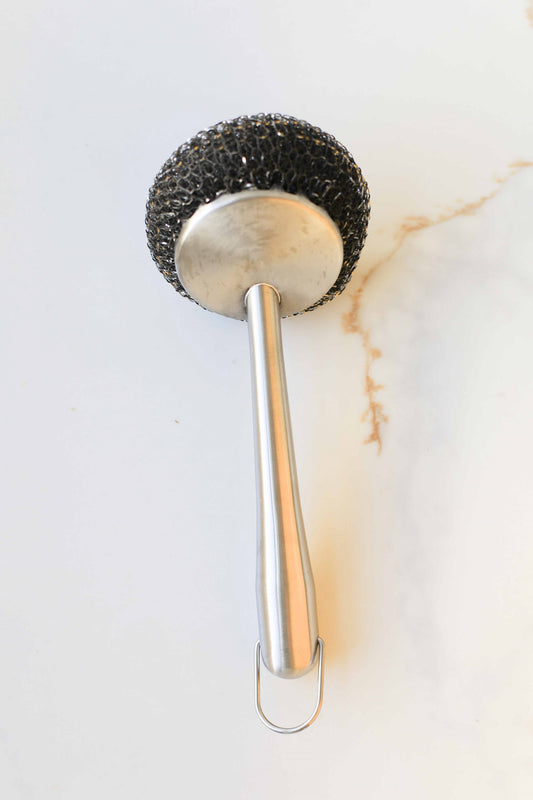 Long Handle Stainless Steel Pot Brush