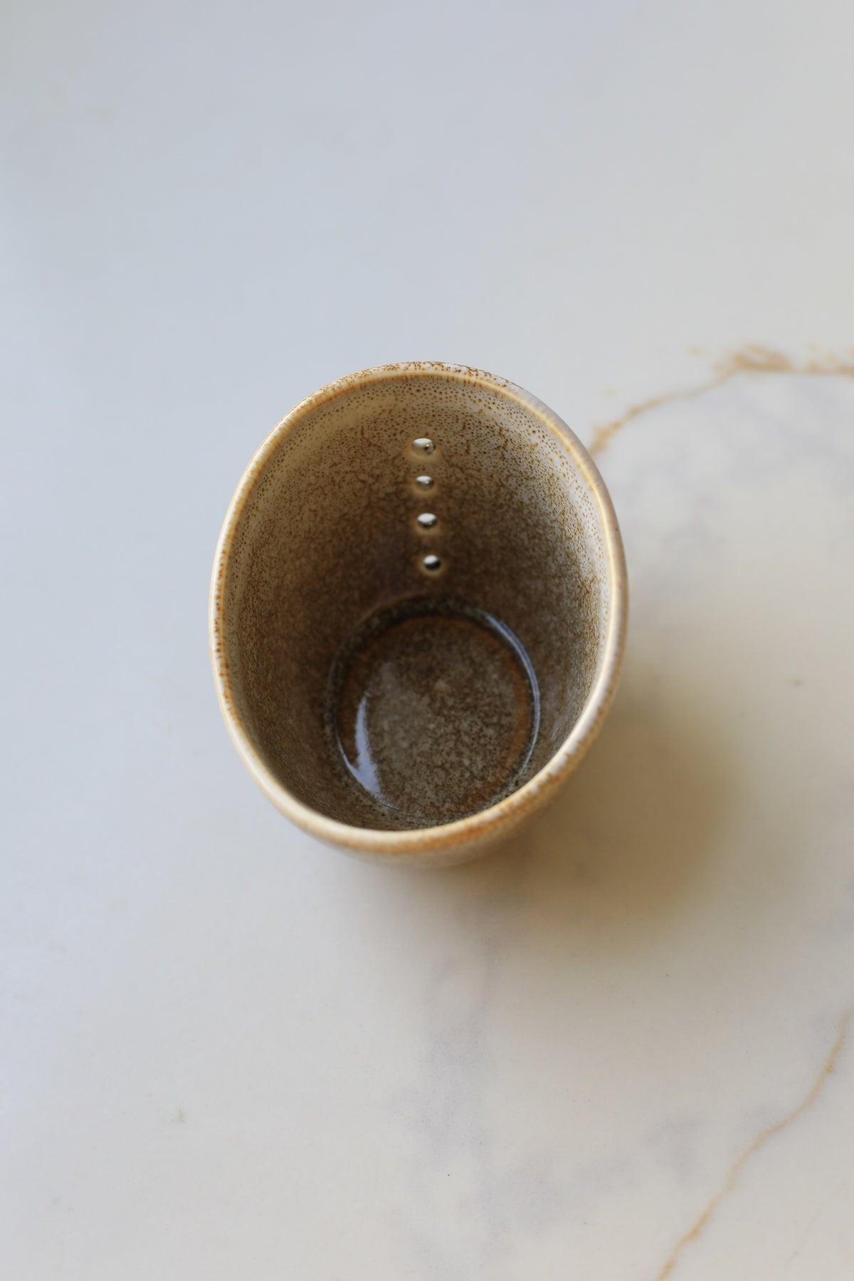 Ceramic Herb Stripper Bowl