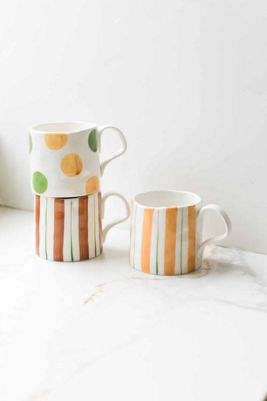 Artisan Striped Mug