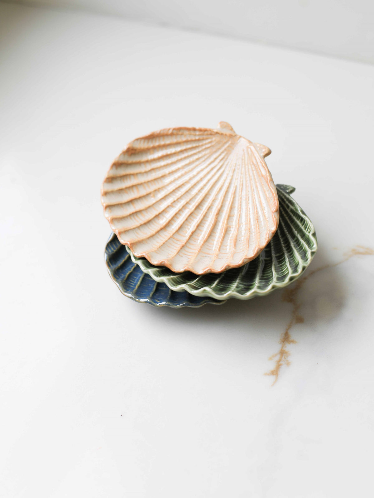 Mini Seashell Ceramic Tray