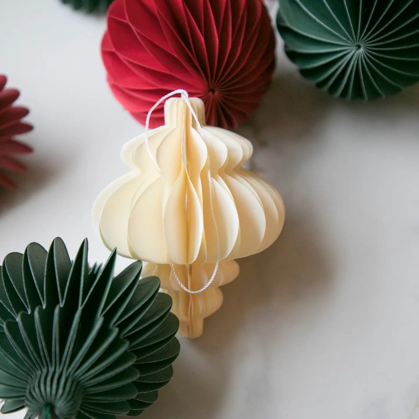 Christmas Paper Tree Ornaments