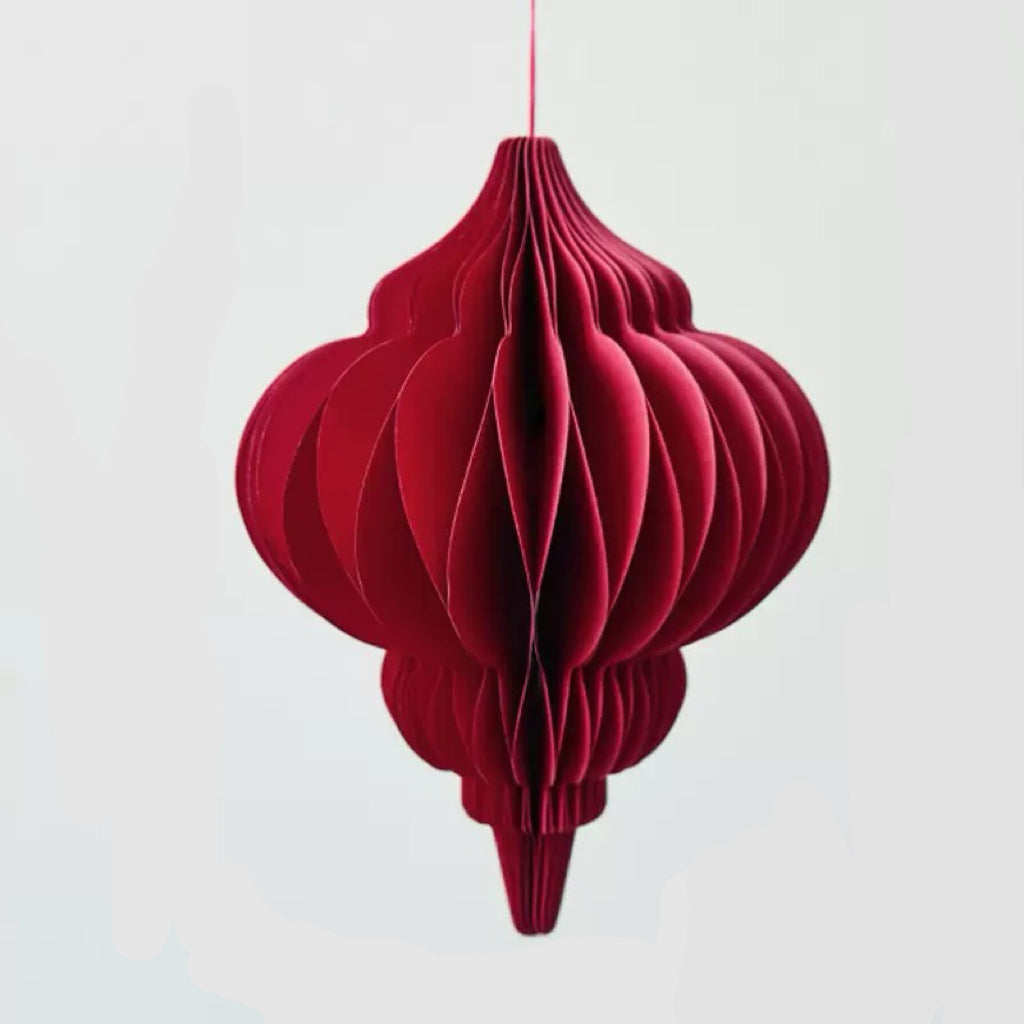 Christmas Paper Tree Ornaments