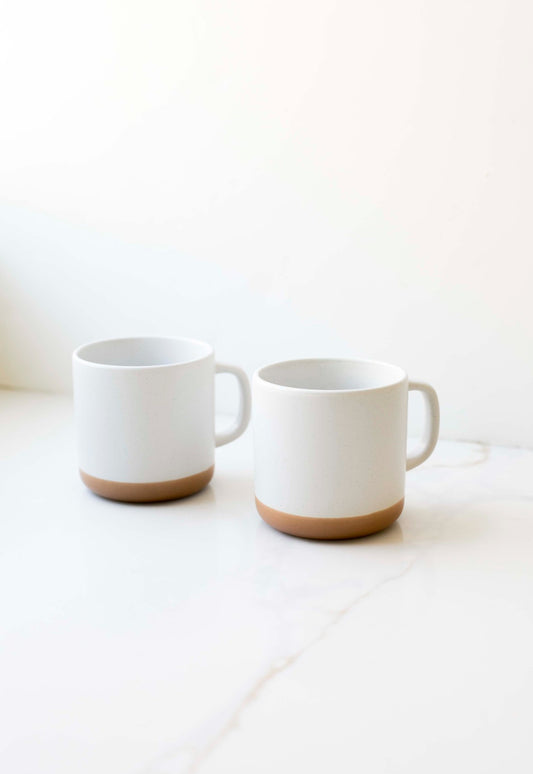 White Speckled Ceramic Mug
