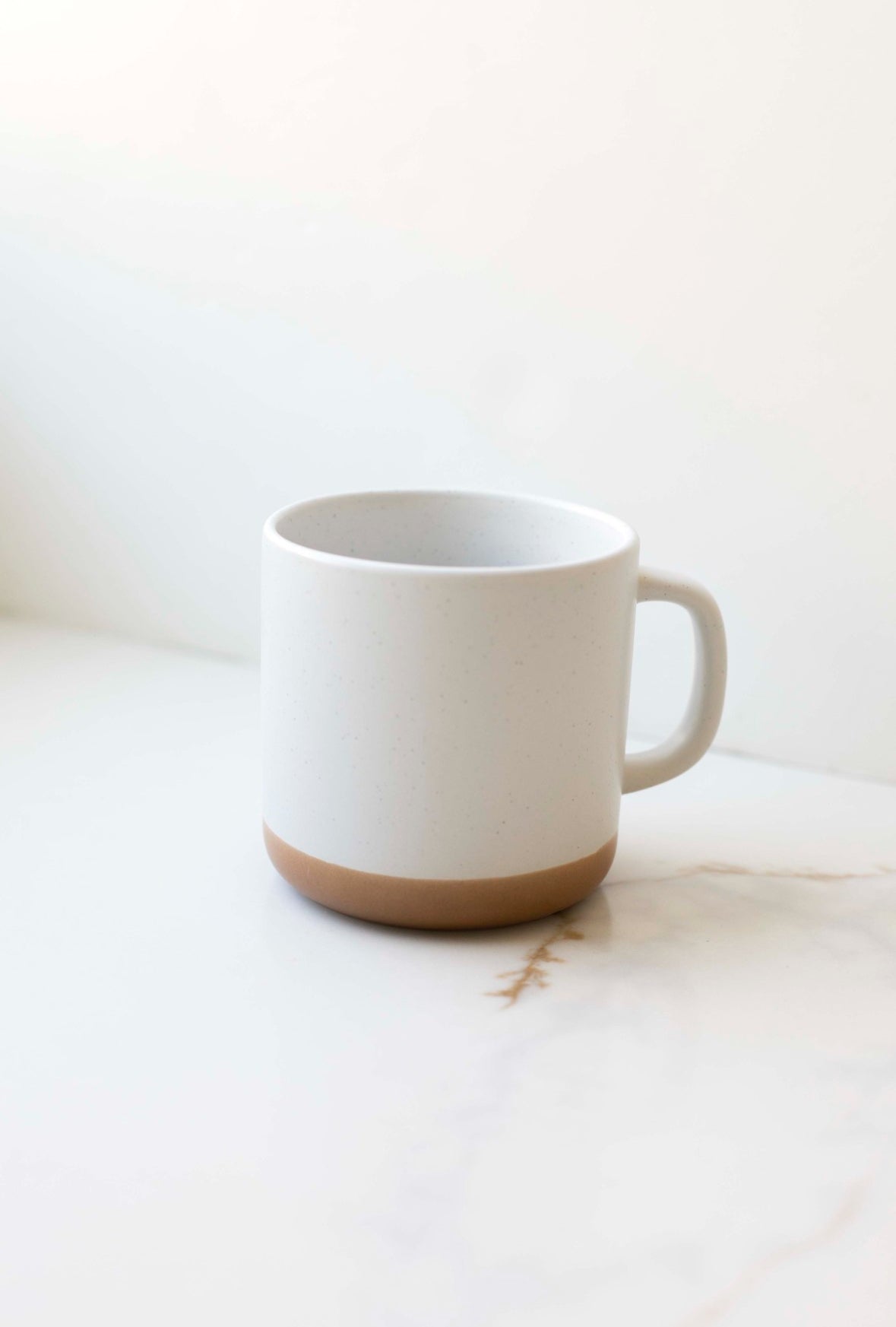 White Speckled Ceramic Mug