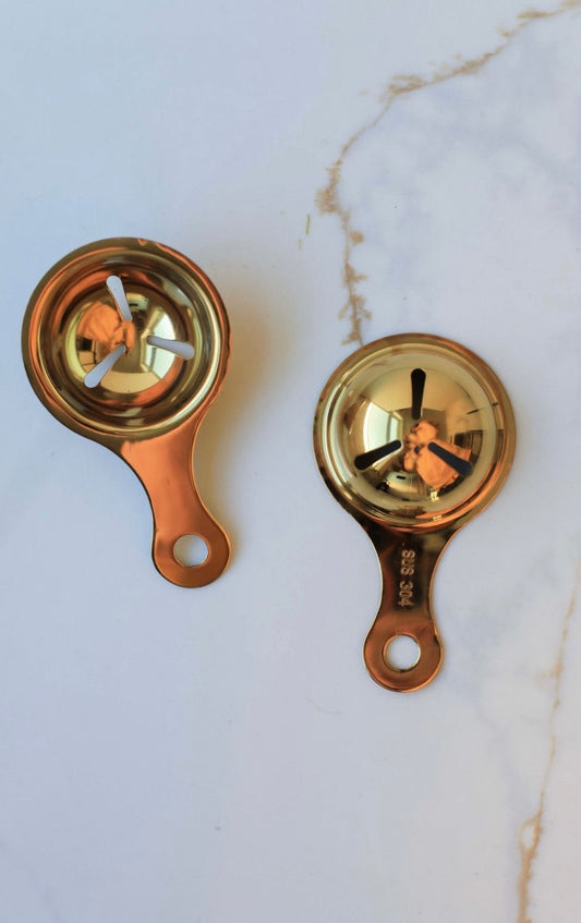 Auric Gold Stainless Steel Egg Yolk Separator