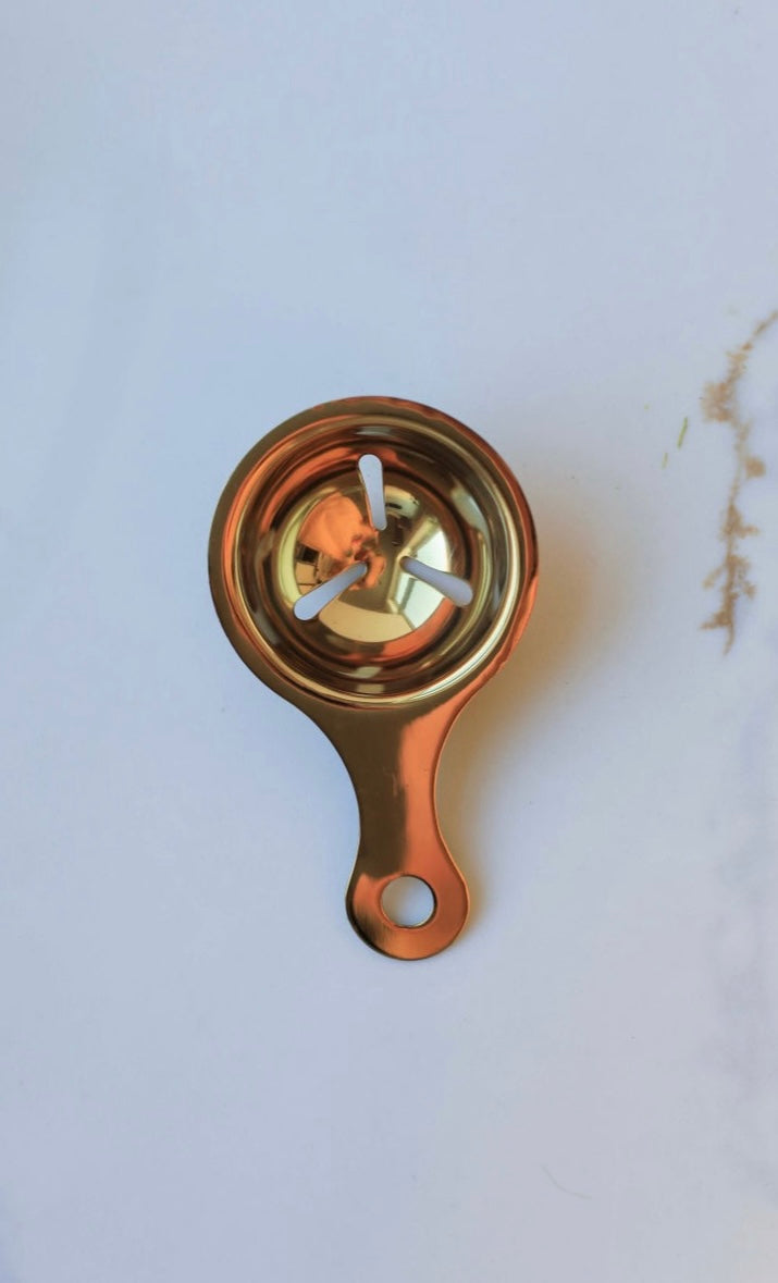 Auric Gold Stainless Steel Egg Yolk Separator