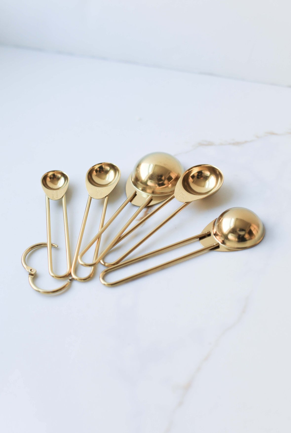 Auric Gold Stainless Steel Measuring Spoon Set