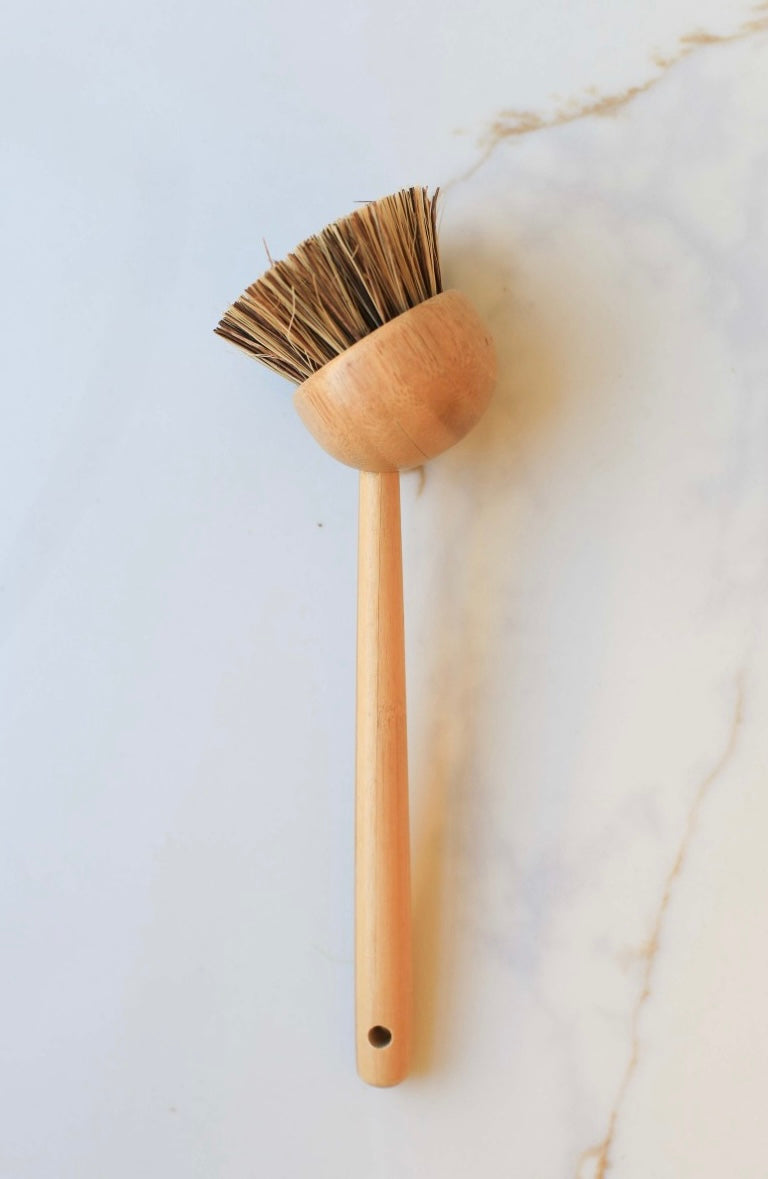 Round Head Wooden Dish Brush