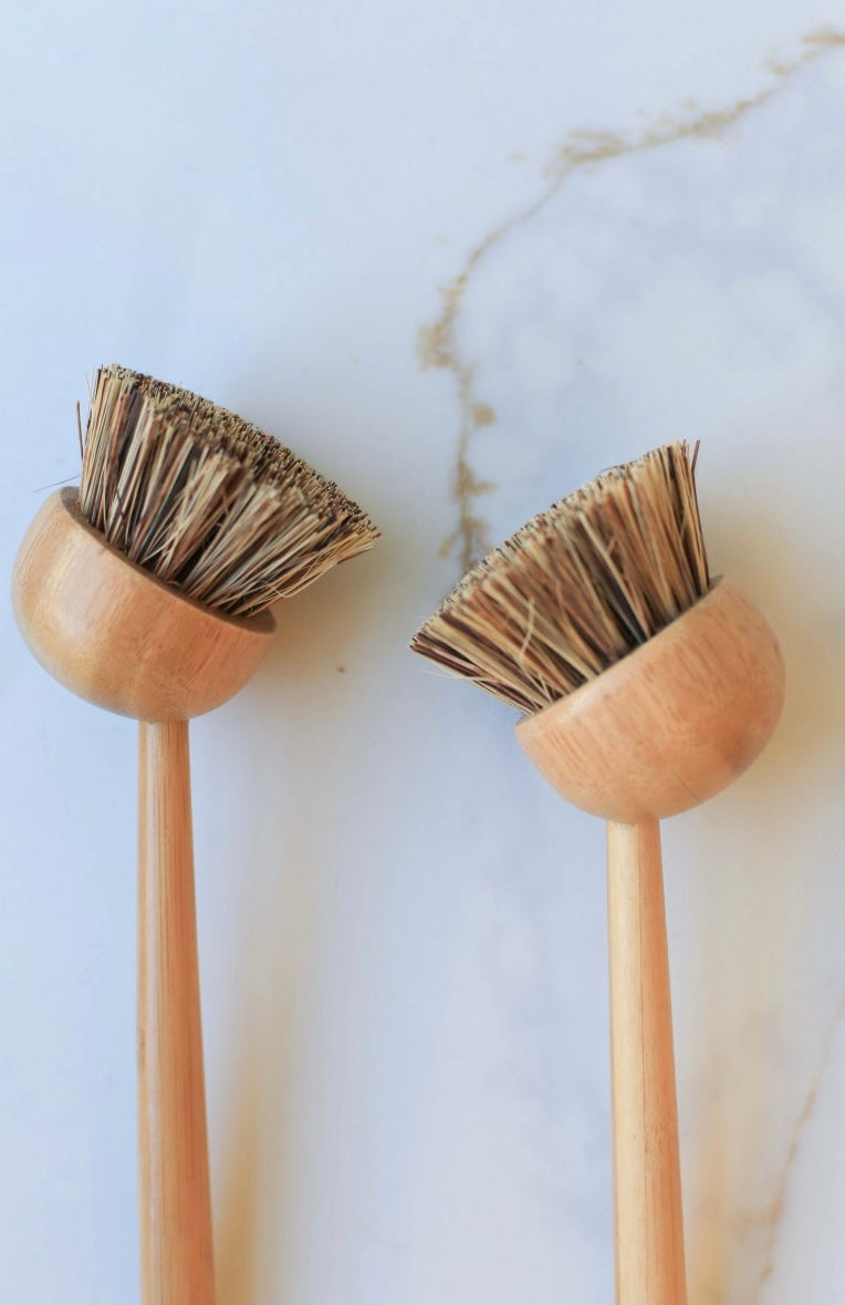 Round Head Wooden Dish Brush