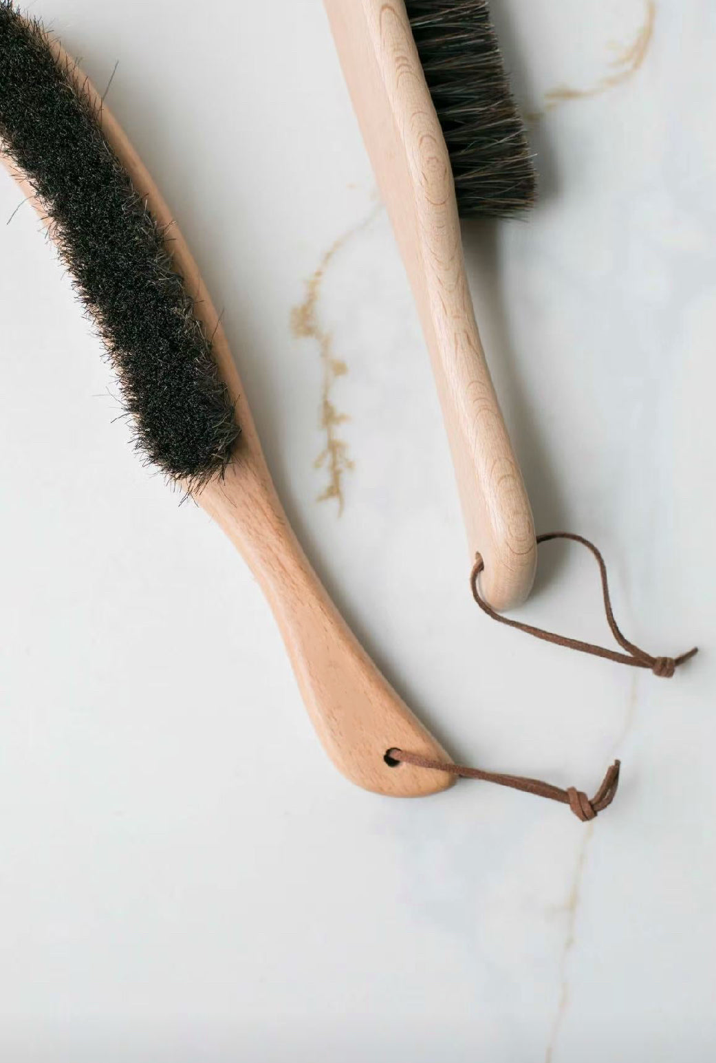 Long Handle Horsehair Brush
