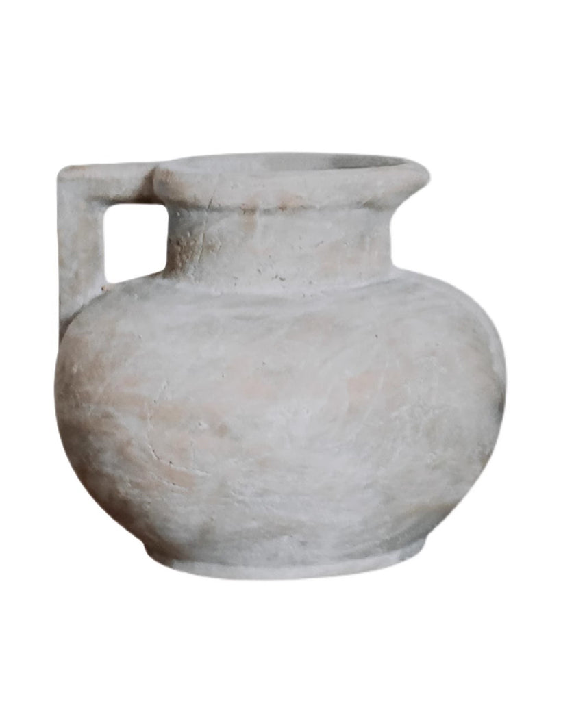Antique Clay Pot with Handle