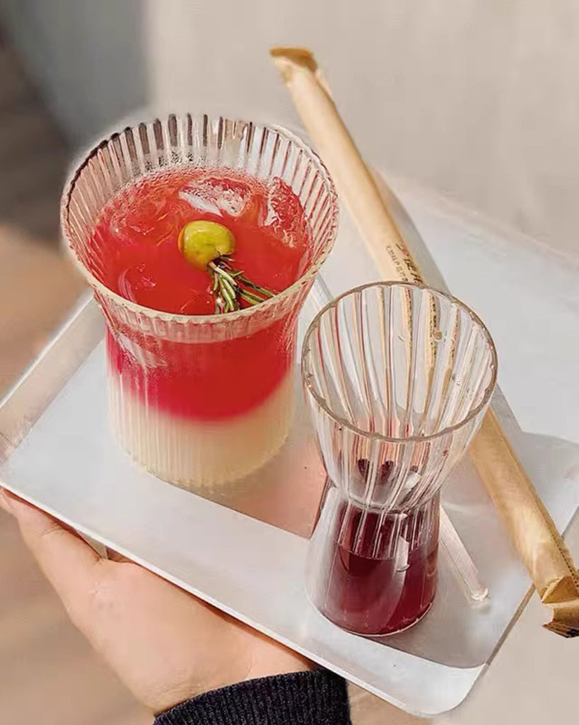 Vertical Glass Cup
