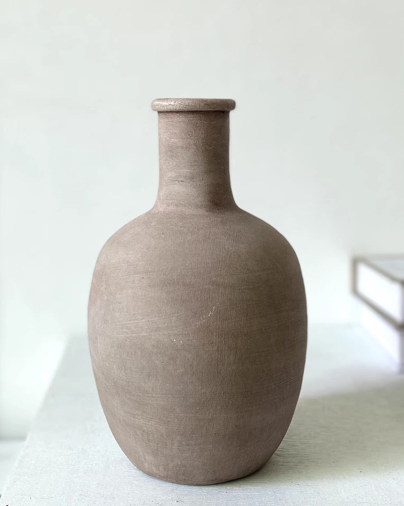Small Mouth Pottery Vase 