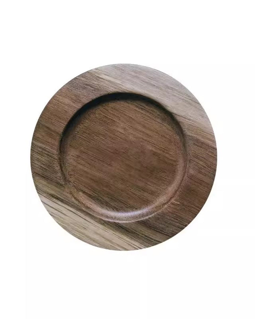 Acacia Wood Snack Plate