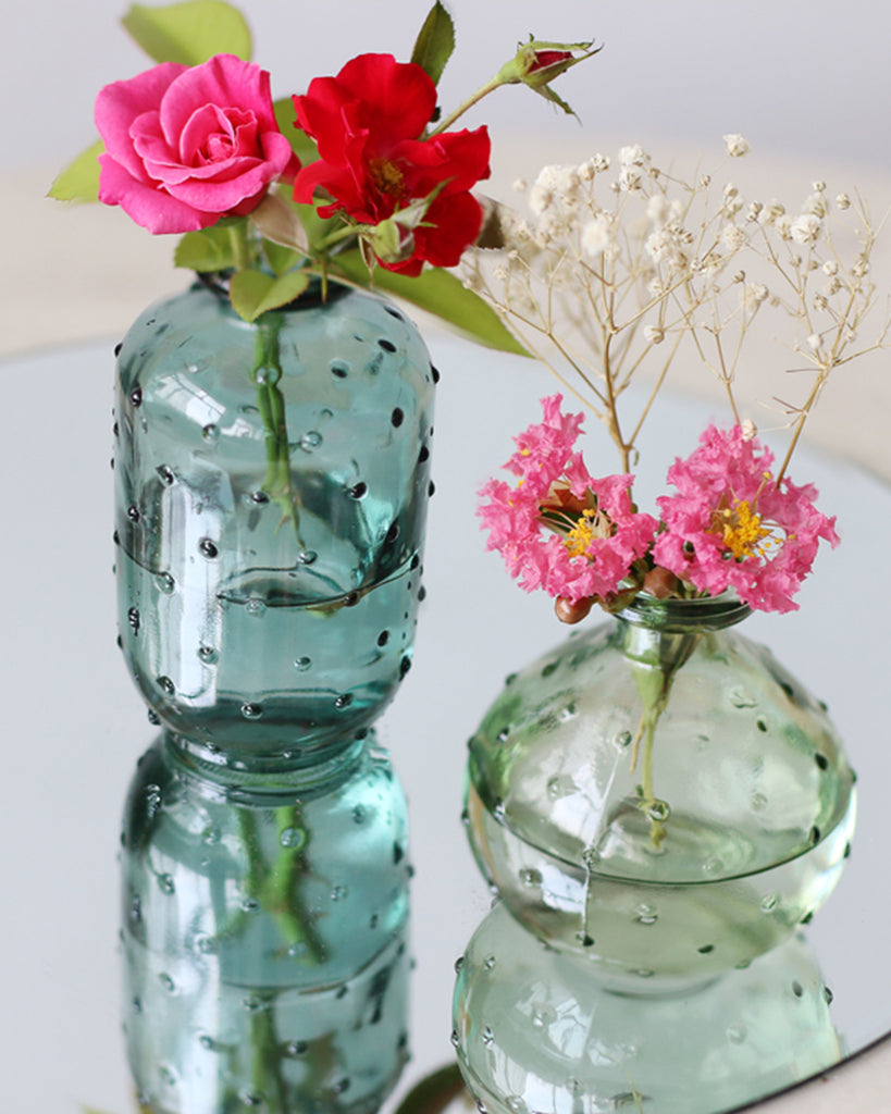 Mini Polka Dot Embossed Vase