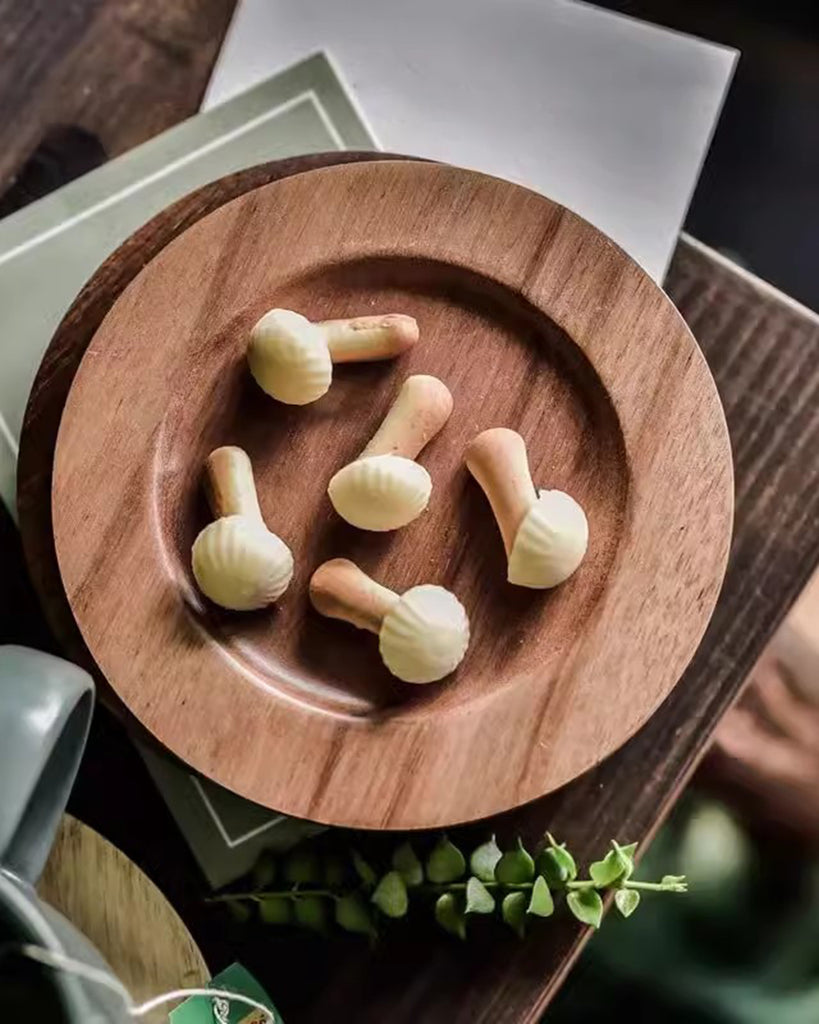 Acacia Wood Snack Plate