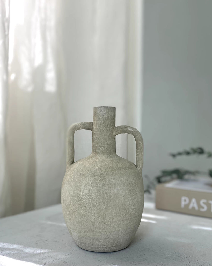 Small Mouth Pottery Vase 