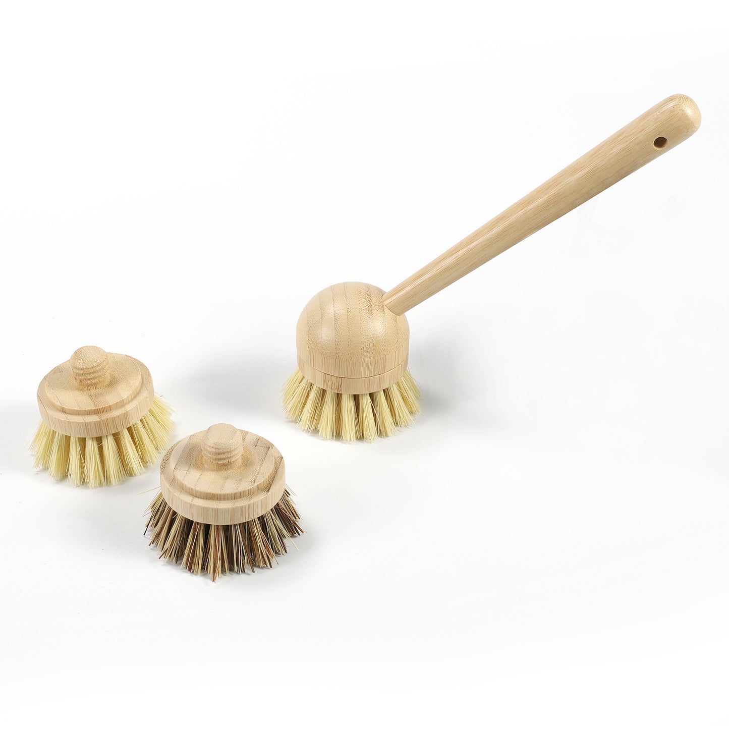 Round Head Wooden Dish Brush