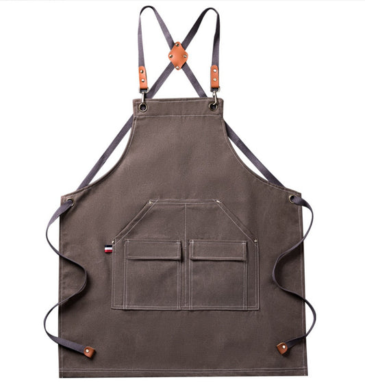 Canvas Apron with Pockets