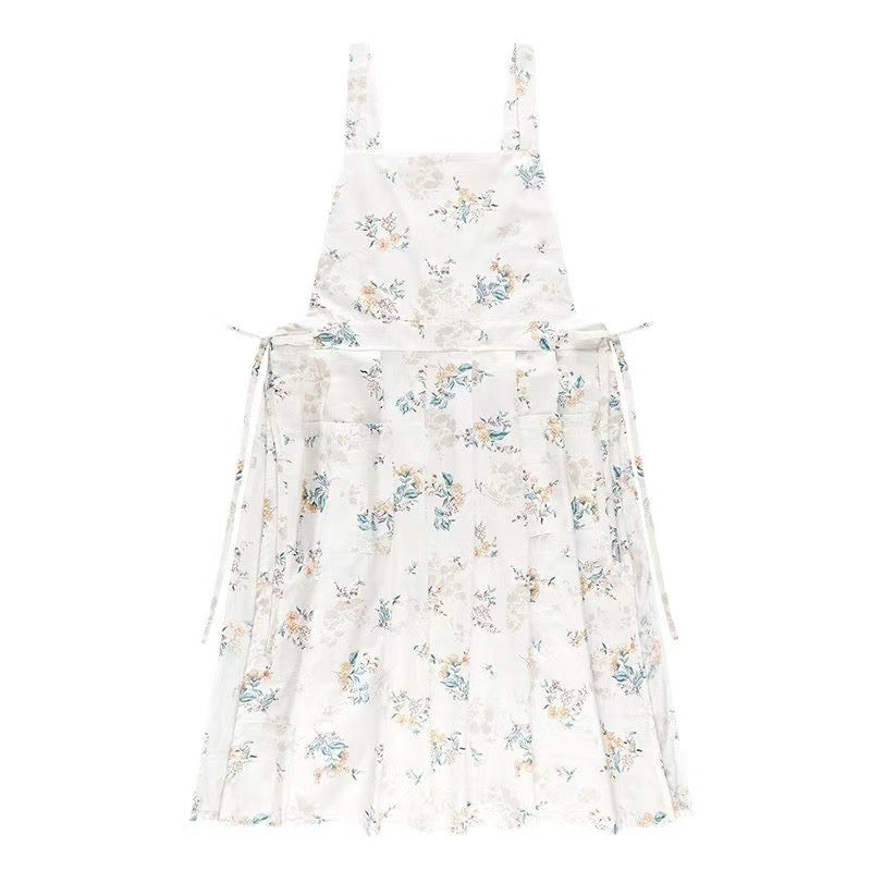 Floral Cotton Apron